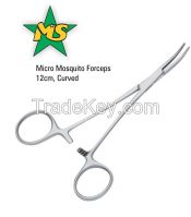 Micro Mosquito Forceps 12cm Curved