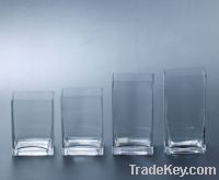 Sell square glass vases