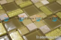 Sell stone mix glass mosaic