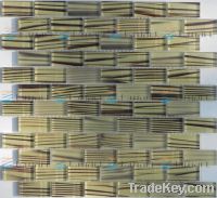 Sell  painted strip glass mosaic tiles 23x48 mixed