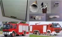TBF Emergency Fire Truck Rear Roll Up Door Shut