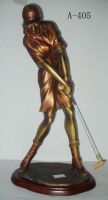 Business Gifts Idea of Sports Woman Golf, Resinic Sculpture