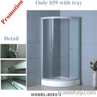 Sell only $59 shower enclosure with tray