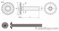 Sell Button (washer) serrated head screw