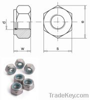 Sell Selflocking nut, with polyamid insert DIN 985