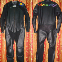 custom motorcycle leather suit