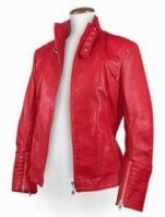 Fashion genuine men leather jacket with pocket