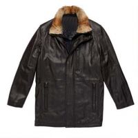 Winter Womens Long Warm  Leather Sleeve Jacket Coat With Belt