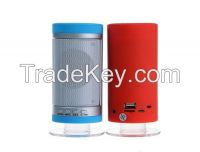 Portable Wireless Bluetooth Speaker with MIC to answer call, Radio, read and play music from USB and Micro SD card