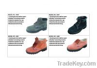 Sell Rubber safety shoes, Adhesive+stictching