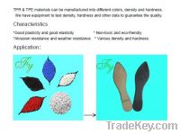 Sell tpr materials for all kinds of soles