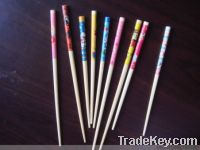 Sell  Beautiful paint bamboo chopsticks for children