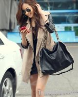 Chic Fashionable Lapel Women Trench Warm Coat