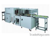 Thermal shrink wrapping machines for timber boards