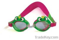 Sell Kids cartoon silicone swimming goggles