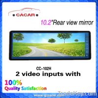 Sell 10.2 inch rear view mirror car monitor with touch buttons