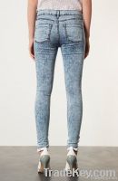 Sell La Deen Acid Wash Skinny Jeans