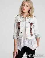 Sell La Deen embroidery Denim Jacket