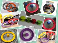 Universal silicone glass lid