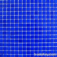 Sell blue color glass mosaic tile