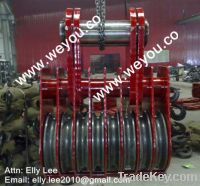 Sell sheaves wire rope pulley block