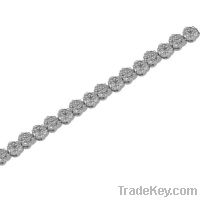 White Gold Diamond Bracelet Jewelry