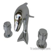 Sell 2012 dual handle Dolphin animal basin Faucet (M-6017)