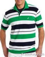 wholesale cheap short sleeve stripes polo shirt for men