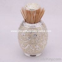 Sell Silver carved toothpick bucket automatic toothpick box