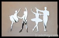 Sell social dancer wall mirror sticker