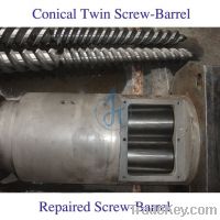 Sell Construction pipe Extruder double screw barrel