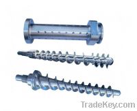 screw and barrel for Plastic extruder embossing roller