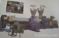 air-cooling hot-face cutting production line