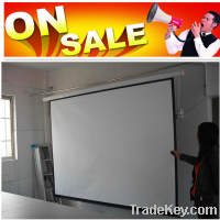 China made cheapest teaching use matte white projector screen