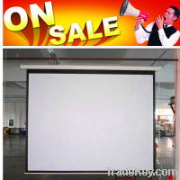 China made cheapest 100inch  electric projector screen