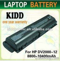 Sell Notebook Battery For HP DV2000 6 cell