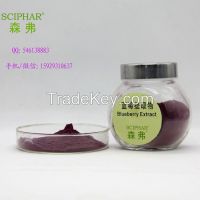 100% natural Blueberry Extract/Anthocyanidins 5%-25% by UV