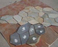 slate flagstone, random slate tile, flagstone mats