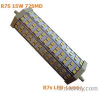 Sell R7s 15W LED Bulb with 72 x 5050 SMD chips in Cool White equivalen