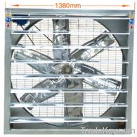 Louvered greenhouse fans