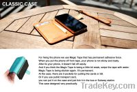 Mobile phone leather case