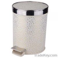 Sell leather plastic dustbin , leather waste bin, leather trash can