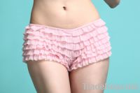 sexy underwear sweety pink pleated panty
