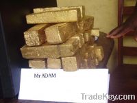 Sell Alluvial gold dust, gold bars