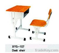 Sell height adjustable school furniture desk and chair
