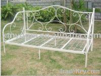 new designed white single metal day bed (ML-D45)