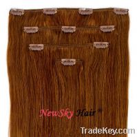 Sell clip in silk straight hair extension