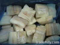 Sell Frozen Pacific cod portions IQF (Latin name:Gadus macrocephalus)
