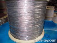 Sell stainless steel 7X7 wire rope