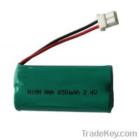 Sell 2.4V Rechargeable NiMH Battery Pack H- AAA 650mAh